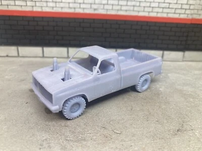 1/64 3D Printed Chevy Truck Pickup Demolition Derby Demo Car For Diecast Diorama - Image 1 of 4