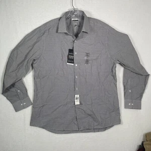 Van Heusen Oxford Oberhemd Herren XL faltenfrei Stretch Flexkragen kariert - Bild 1 von 13
