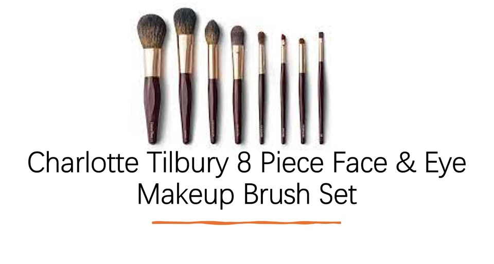 charlotte tilbury 8 Pcs Face & Eye Brush set - Image 1 of 4