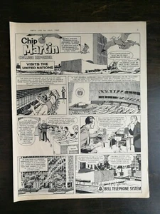 Vintage 1962 Chip Martin Bell Telephone System Original Full Page Ad - Picture 1 of 1