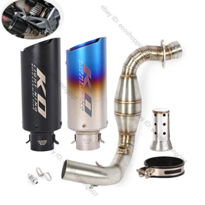 Silenciador escape 51 mm sistema de escape completo para BMW G310GS G310R 2016-23 Foto 1 de 4