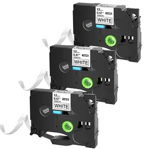 TZe-R231 Satin Ribbon Compatible Label Tape 12mm for Brother Gift Wrapping 3Pack - Picture 1 of 10