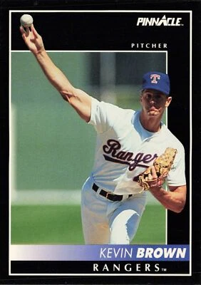 Kevin Brown #405 1992 Pinnacle Texas Rangers Near Mint or Better - Image 1 of 2