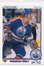 2014-15 Upper Deck 25th Anniversary Buybacks #341 Charlie Huddy 20/25     *18444