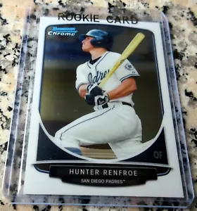 HUNTER RENFROE 2013 Bowman Chrome #1 Draft Pick Rookie Card RC L.A. Angels🔥🔥$$ - Picture 1 of 2