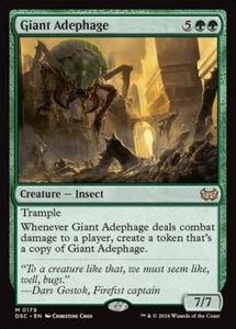 MTG - GIANT ADEPHAGE - Duskmourn Commander (M) - Picture 1 of 1