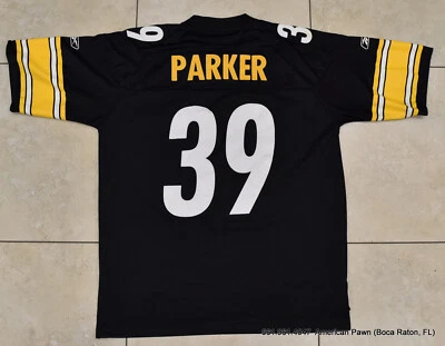 Equipo Reebok NFL Willie Parker 39 Pittsburgh Steelers Super Bowl XLIII talla XL Foto 1 de 4