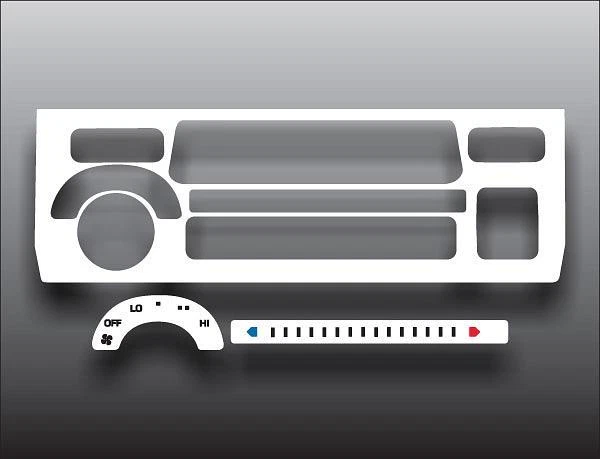 Toyota MR2 1989-1999 blanco interruptor de control de calefacción superposición HVAC Foto 1 de 1