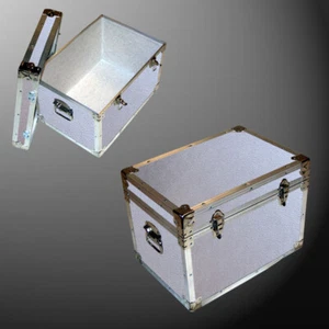 AE ALLOY LP 150 Storage Trunk with Alloy Trim record case lift off lid - Picture 1 of 1