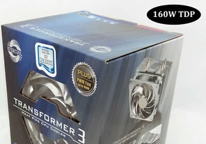 NEW Evercool Transformer3 160W TDP Intel Socket LGA2011 775 AMD AM3 CPU Cooler - Picture 1 of 14