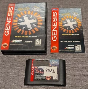 Sega Genesis Game Revolution X CIB Cleaned, Tested, By Acclaim  - Picture 1 of 5
