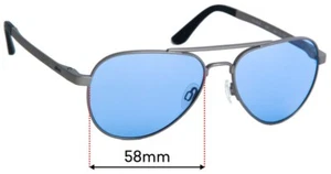 Lenti di ricambio per occhiali da sole SFx adatte a Revo Zifi - larghezza 58 mm - Foto 1 di 26