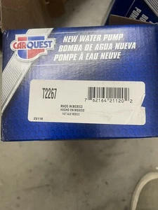 Carquest T2267 Water Pump Fit 1999-2008 DODGE RAM 2500, 1999-2007 DODGE RAM 3500 - Picture 1 of 2