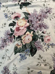 Vtg WAVERLY 1980/90s Fabric SUWANEE 2 YDS + Henry Ford Museum Collection LILACS - Picture 1 of 8