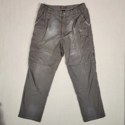 Pantalones tácticos 5.11 para hombre 34x30 gris Taclite Pro cargo Ripstop doble rodilla Foto 1 de 4