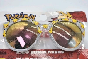 KINDER Sonnenbrille POKEMAN Pikachu Glitzer Rosa Verspiegelt UV SCHUTZ/SCHLAG... - Bild 1 von 6