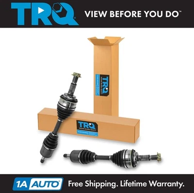 TRQ Front CV Axle Shaft Set For 2008-2019 Toyota Sequoia 2007-2019 Tundra - Изображение 1 из 4