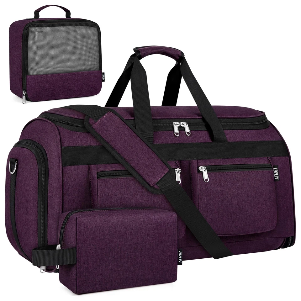 Bolsas de lona convertibles para ropa para viajes - Llevar ropa de lona con toi... Foto 1 de 4