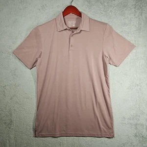 Fresh Clean Threads Mens Short Slv Polo Shirt Sandune 3 Button Placket Sz M Tall - Picture 1 of 14