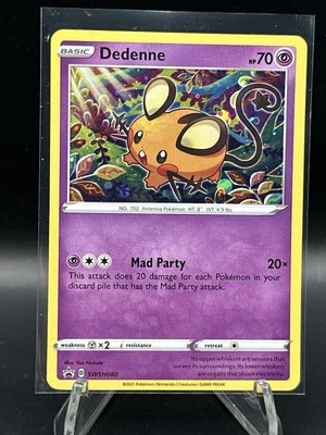 Dedenne SWSH: Sword & Shield Promo Cards SWSH080 Near Mint NM Cosmos Holo Rare - Image 1 of 2