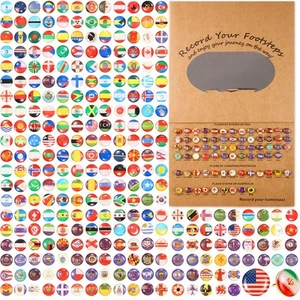 289 Pcs Flags Push Pins for Map World Creative Push Pins National Flag Thumb ... - Picture 1 of 7