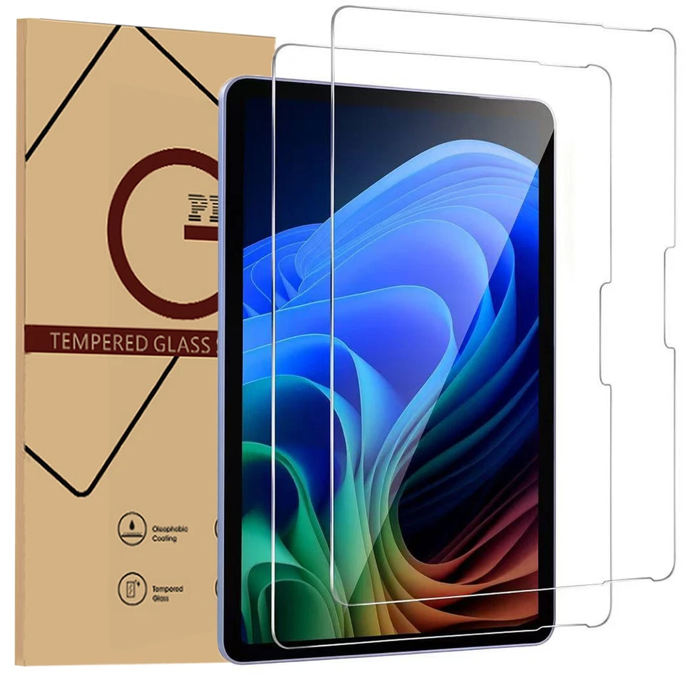2Pack for Microsoft Surface Pro 12" Tempered Glass Screen Protector 9H HD - Image 1 of 4