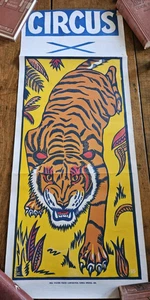 Neal Walters Poster Corporation Tiger Circus Poster signiert RS Lebendig! - Bild 1 von 19