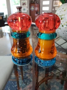 Olde Thompson Sunrise Acrylic Pepper And Salt Mill Excellent Condition! - Picture 1 of 13