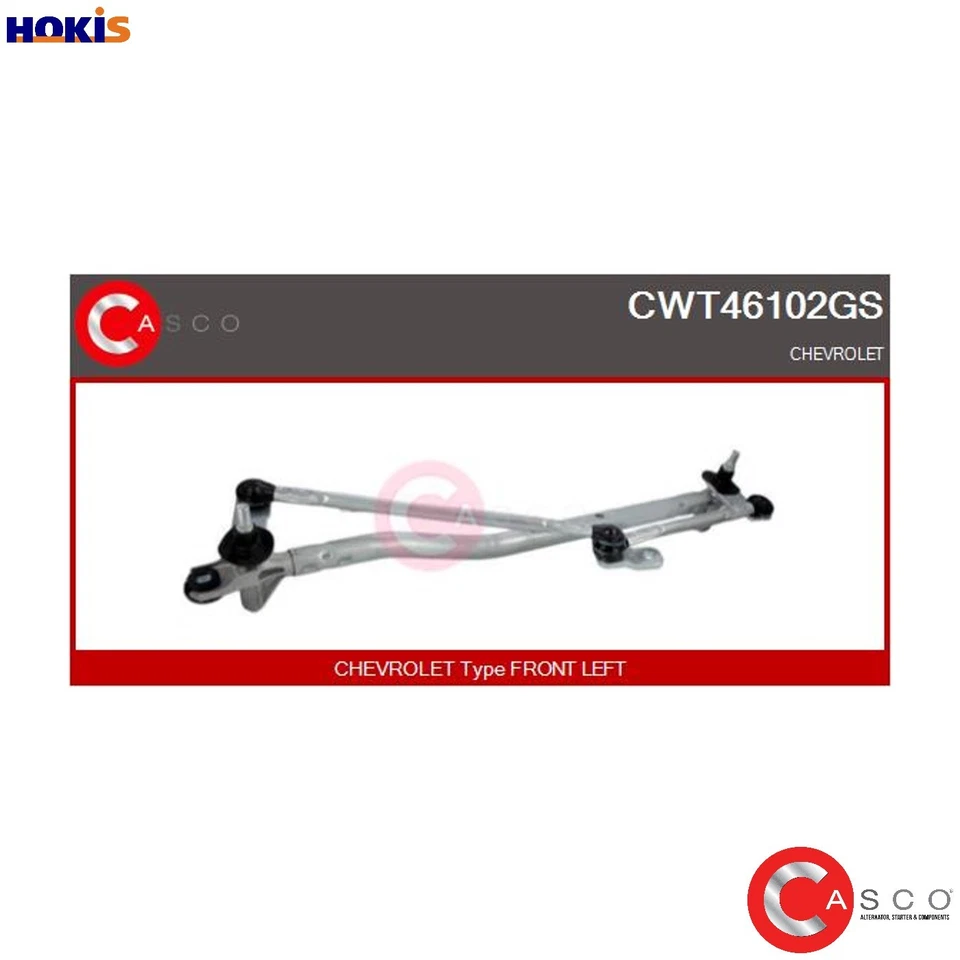 WIPER LINKAGE CWT46102GS FOR CHEVROLET 2H0 1.8L LUJ/A 14 NET 1.4L LUD 1.7L 4cyl - Image 1 of 4