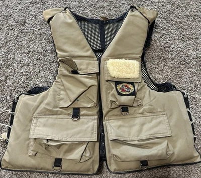 Stearns Sans-Souci 钓鱼背心成人 SSV 4164 XL 48-50 4 件装可调节 — 第 1/4 张图片