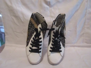 Neu ohne Etikett oder Karton Shu Shop Damen-High-Top-Sneaker Glitzer 0000000304 PIA 8 – Größe 8 - Bild 1 von 5