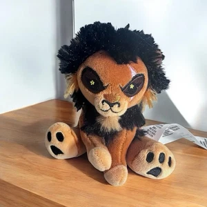 DISNEY WISHABLES VILLAINS SERIES SCAR THE LION KING SMALL PLUSH - Picture 1 of 3