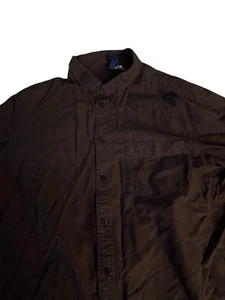 Camicia divisa grigio scuro manica corta con bottoni - XL - Foto 1 di 4