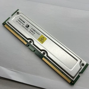 512mb RamBus ECC Toshiba 800-45 184pin RDram Memory Rambus THMR2E16-8 - Picture 1 of 7