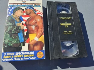 WWF WRESTLEMANIA VII VHS TAPE WITH BOX WRESTLING EVENT PPV COLISEUM VIDEO OOP 7 - Foto 1 di 2
