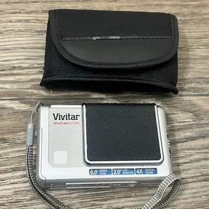 Vivitar Vivicam 6150s 6.0MP  2.0 Lcd 4x ZoomCompact Digital Camera w/case. - Picture 1 of 7