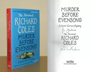 Rev. Richard Coles - Murder Before Evensong - Signed - 1st/4th 2022 First Ed DJ - Picture 1 of 5