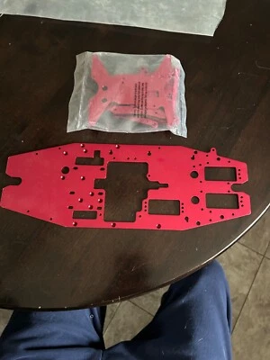 LOSI 1/8  LST  XXL  RED CHASSIS PLATES NEW LOSI LSTXXL LST LOSI - Image 1 of 4