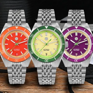 SAN MARTIN Fruit Series SN0116-G-B Automatic Colorful Design 39.5mm 20ATM Watch - Picture 1 of 33