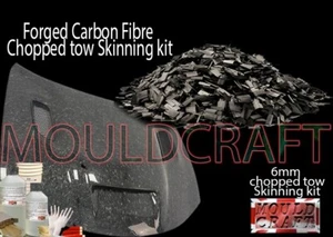 MOULDCRAFT Genuine Carbon Fibre 6mm chopped tow Skinning Kits - Picture 1 of 2