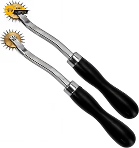 2Pcs Scatola Strumento di Punteggio, Box Ridimensionatore Maker con Ruota di Punteggio, Acciaio Inox Tra - Foto 1 di 11
