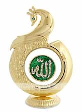 Islamische Religiös Symbol Pfau Form Allah Schild Statue für Auto Heim Büro