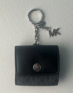 Michael Kors Women Lady Fashion Case For AirPods Pouch Keychain Ring Cover Black - Photo 1 sur 8