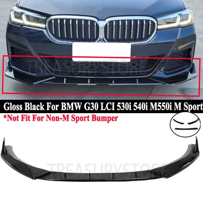 Глянцевая закраина переднего бампера для BMW G30 LCI 530i 540i M550i M Sport 21-2023 GT - Изображение 1 из 4