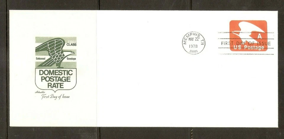 US SC # U580 "A"  Eagle FDC.  Armaster Cachet . # 10 Envelope - Image 1 of 1