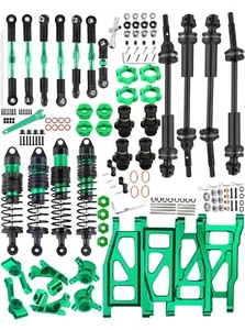 RC Upgrade Parta 1/10 Slash/Stampede/Rustler 4x4,Steel suspension kit - Picture 1 of 7