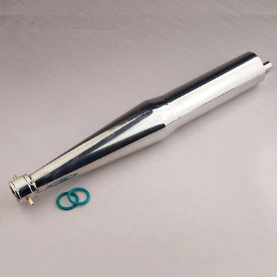 Stainless steel exhaust pipe Tuned Pipe for silencer 26cc Zenoah RC Boat  -367 - Image 1 of 4