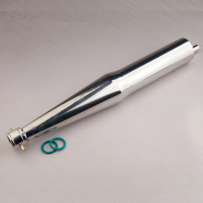 Stainless steel exhaust pipe Tuned Pipe for silencer 26cc Zenoah RC Boat  -367 - Image 1 of 4