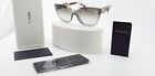 Prada Sunglasses Spr 16T Vip Oaz 140 Butterfly Oversize Design Gray + Case