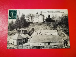 CPA 24 LANOUAILLE - Forges et Château de SAVIGNAC LEDRIER - Imagen 1 de 2